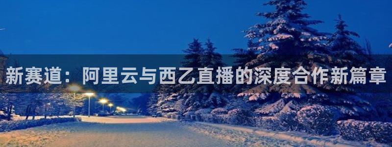 球神体育直播官网：新赛道：阿里云与西乙直播的深度合作新篇章