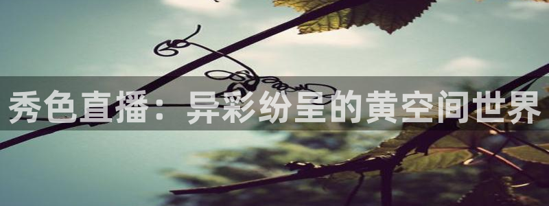 球神直播体育免费直播：秀色直播：异彩纷呈的黄空间世界